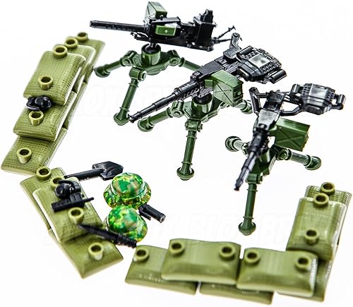 Miniatura 4 de 130 piezas de armas-ametralladoras-rifles compatibles con las principales marcas, minifiguras-complementos-base-militares-juguete-soldados-policía,