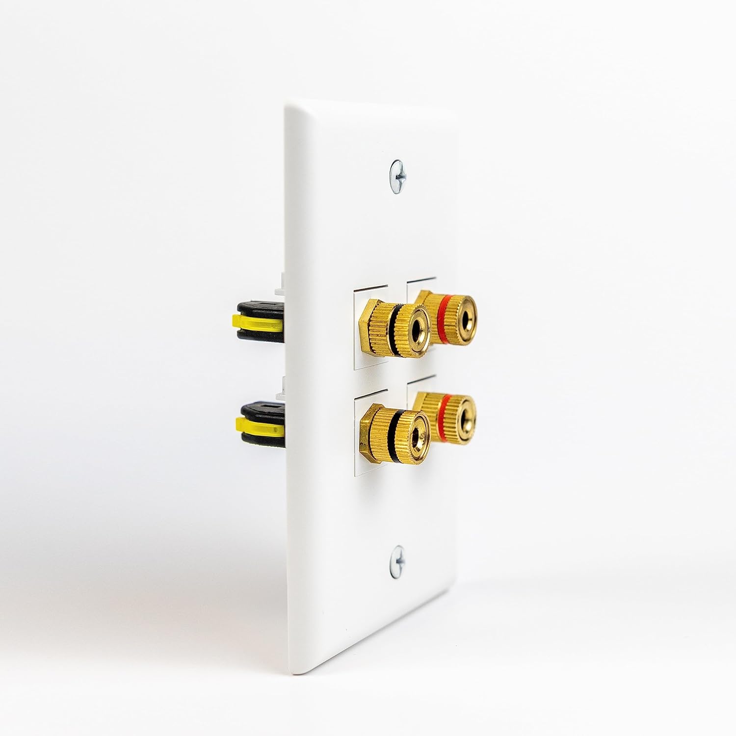 Keystone Insert Binding Posts (8, White)