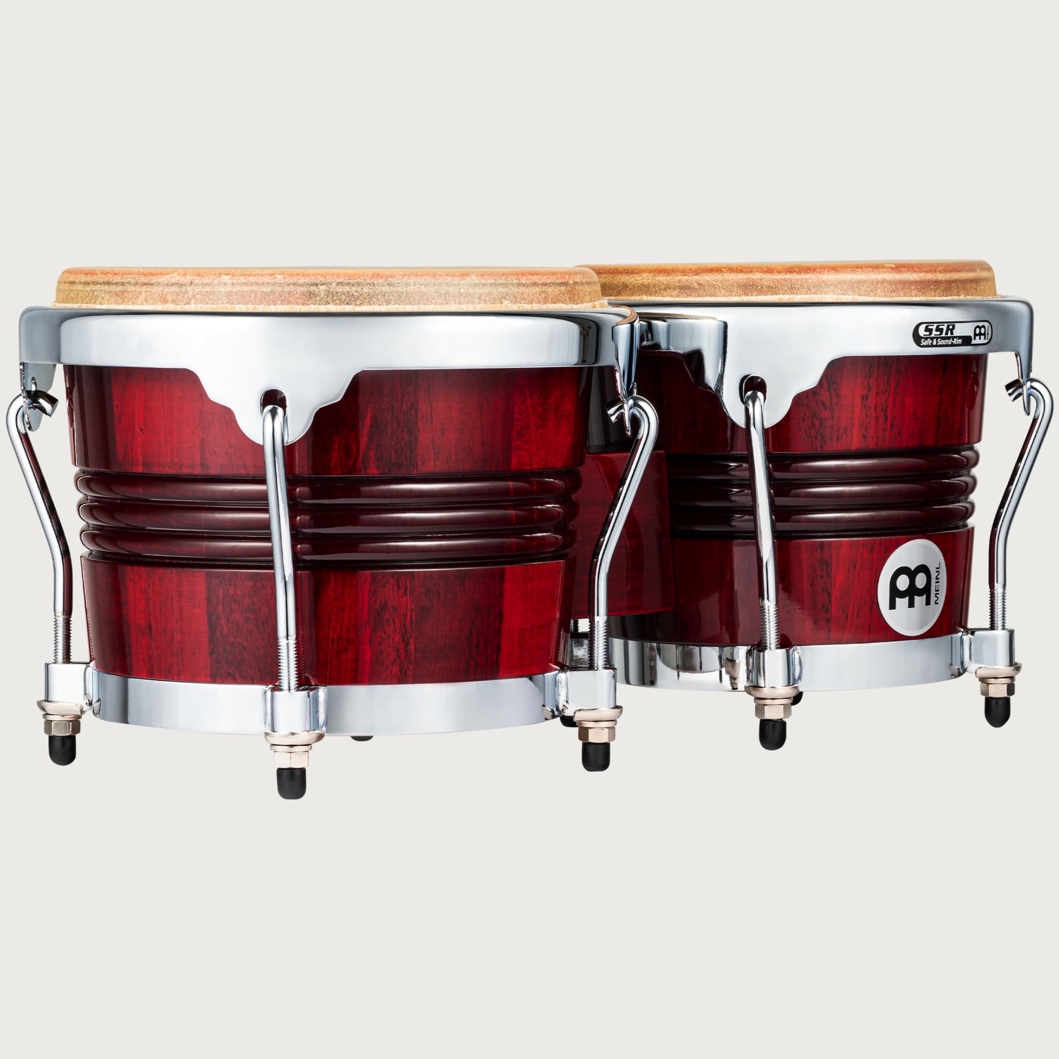Marathon Exclusive Series - Bongos de madera, 6.75 pulgadas / 8 pulgadas