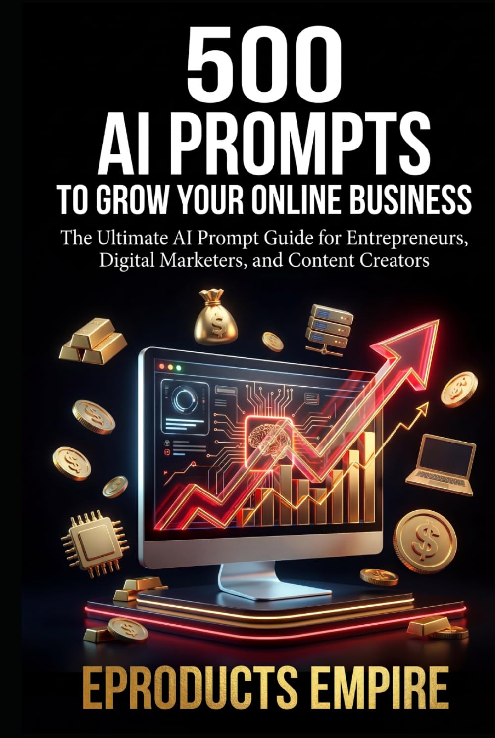AI Prompts to Grow Your Online Business: 500 Prompts for Entrepreneurs, Digital Marketers, and Content Creators (The Digital Income Blueprint Series)