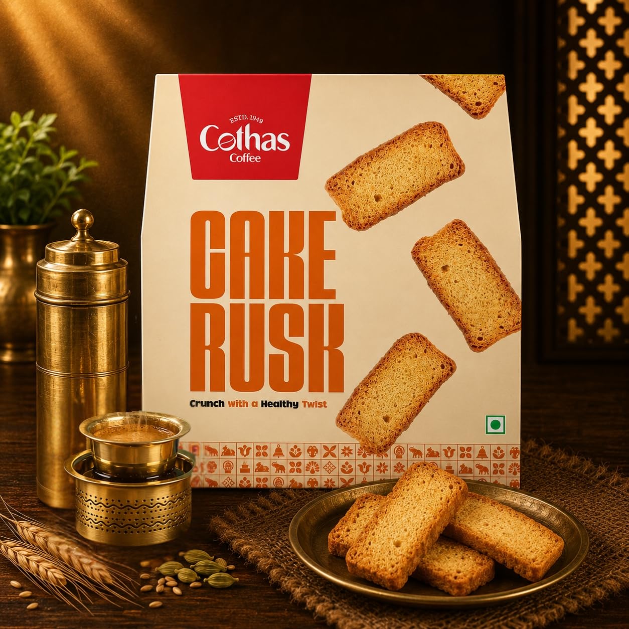 Cothas Cake Rusk 110g | Tea Time Snack | Crispy-picture-29