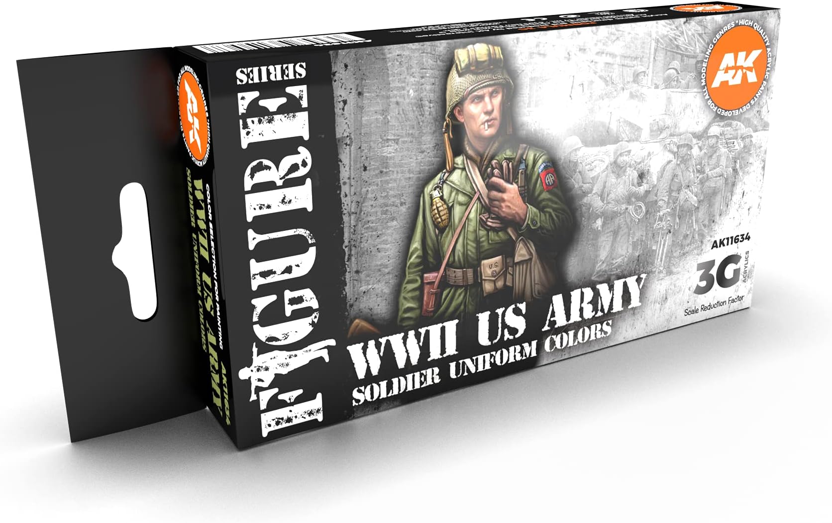 AK Acrylics 3Gen AK11763 WWII & MODERN US KLEUREN - SIGNATURE SET BY ADAM WILDER (18x17ml