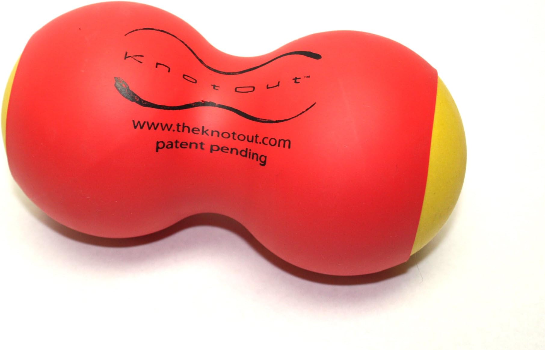 Balanced Body KnotOut, Pilates Roller for Muscle Relief, Physical Therapy Muscle Massage Roller, Post-Workout Deep-Tissue Roller, Large, Red