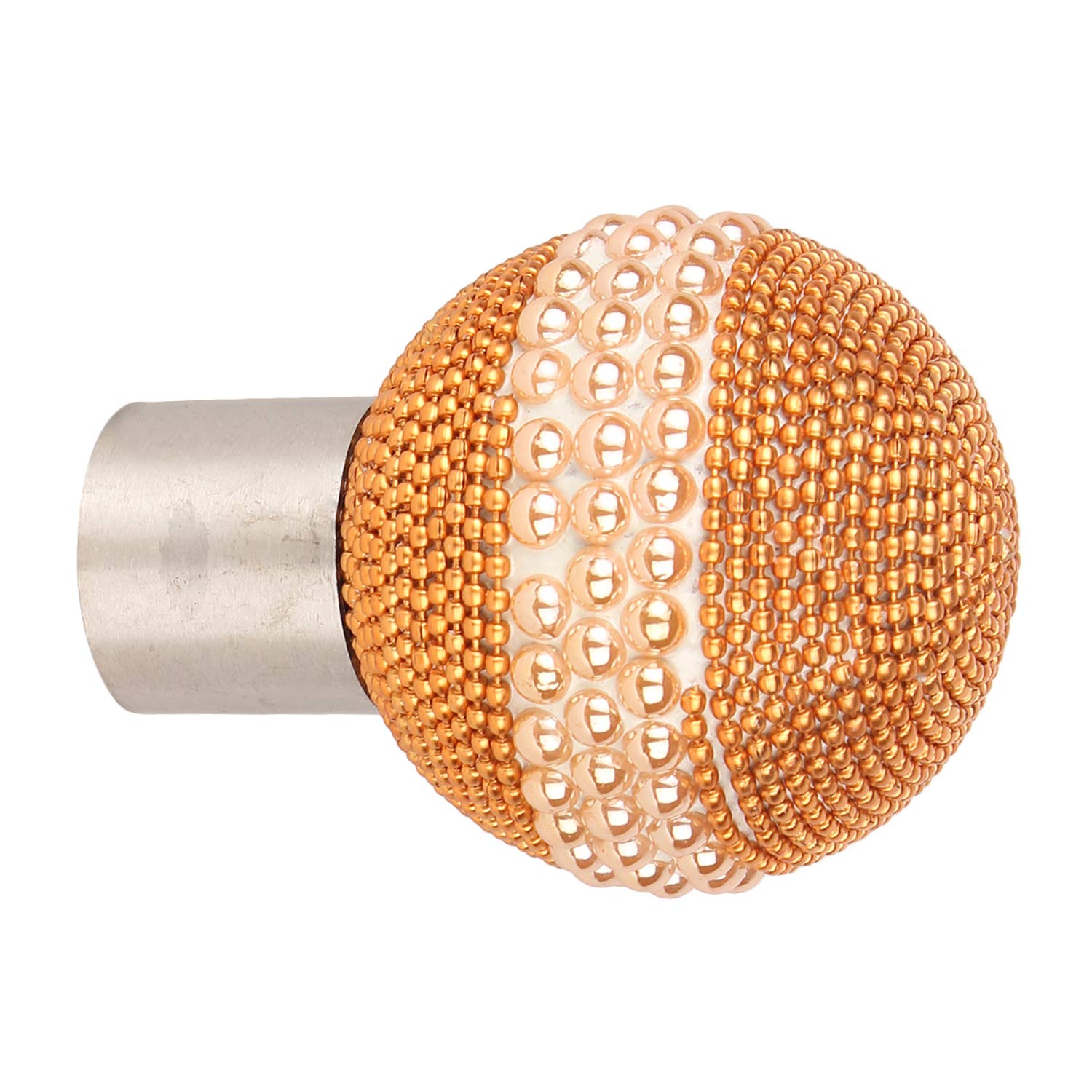 Buy SHAVIN Stainless Steel Designer Curtains Knobs/finials Set (Pack of 4) Online at Low Prices