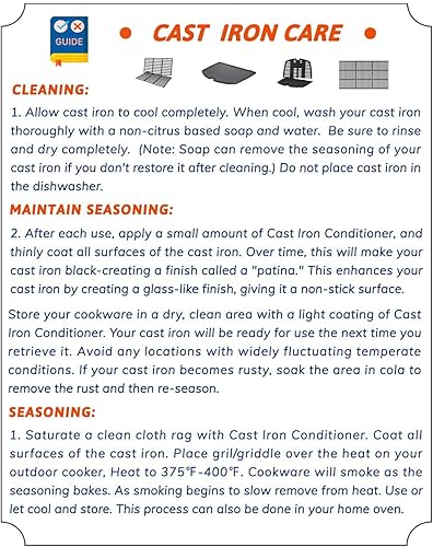 Miniatura 8 de Utheer 6559 Grill Parts - Plancha de cocina de hierro fundido para Weber Q200, Q220, Q240, Q260, Q2000, Q2200, Q2400 Series Weber Accesorios para