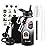 WixByti 32 oz Insulated Water Bottle with Straw (Cold for 48 Hrs), Stainless Steel Triple Wall Vacuum Sports Water Jug, Leakproof Hydro Cup Flask with Paracord Handle & Straw Spout Lids & DIY Stickers