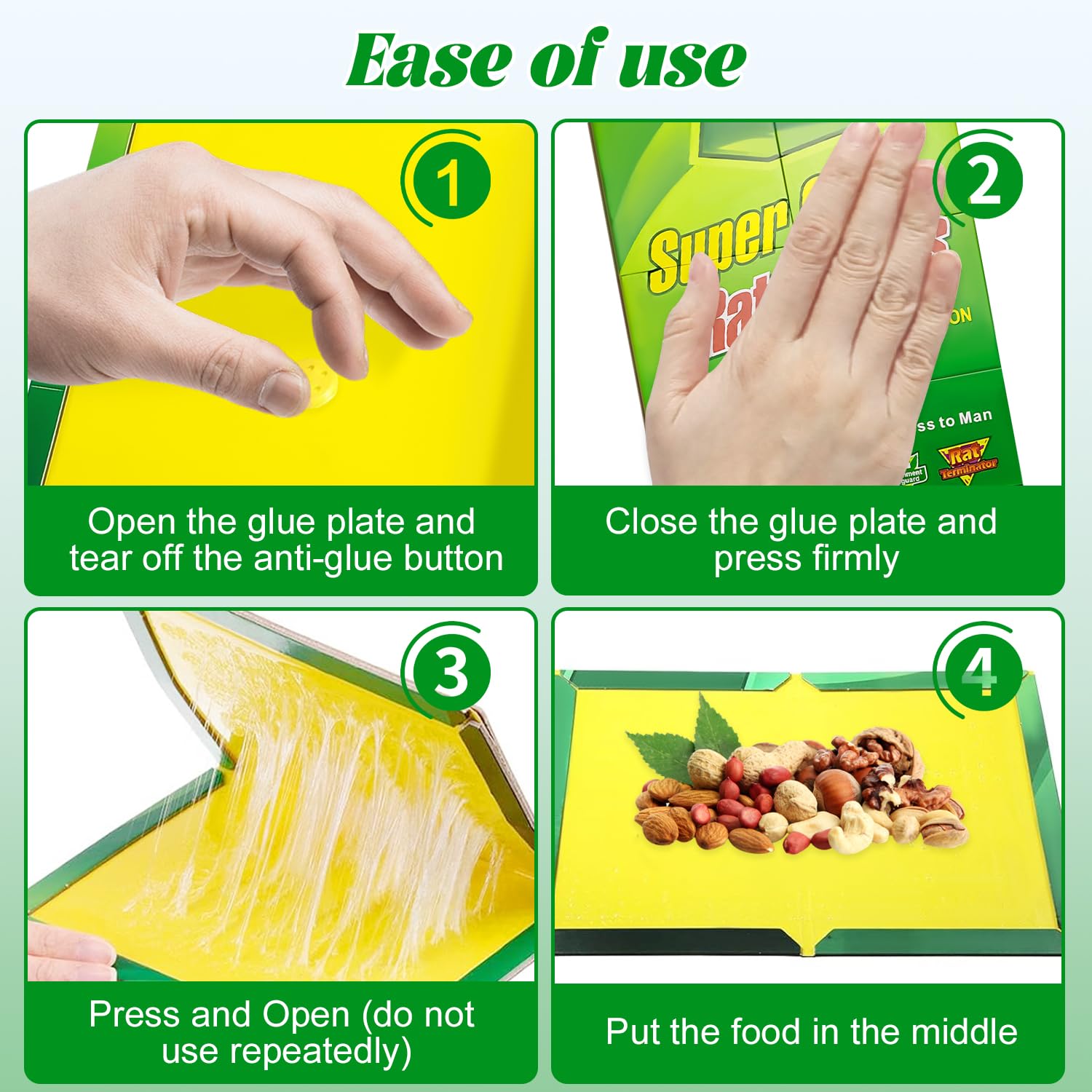 XDTIME Pest Sticky Pads Trap,Multi-Use Pest Trap Boards - Image 4