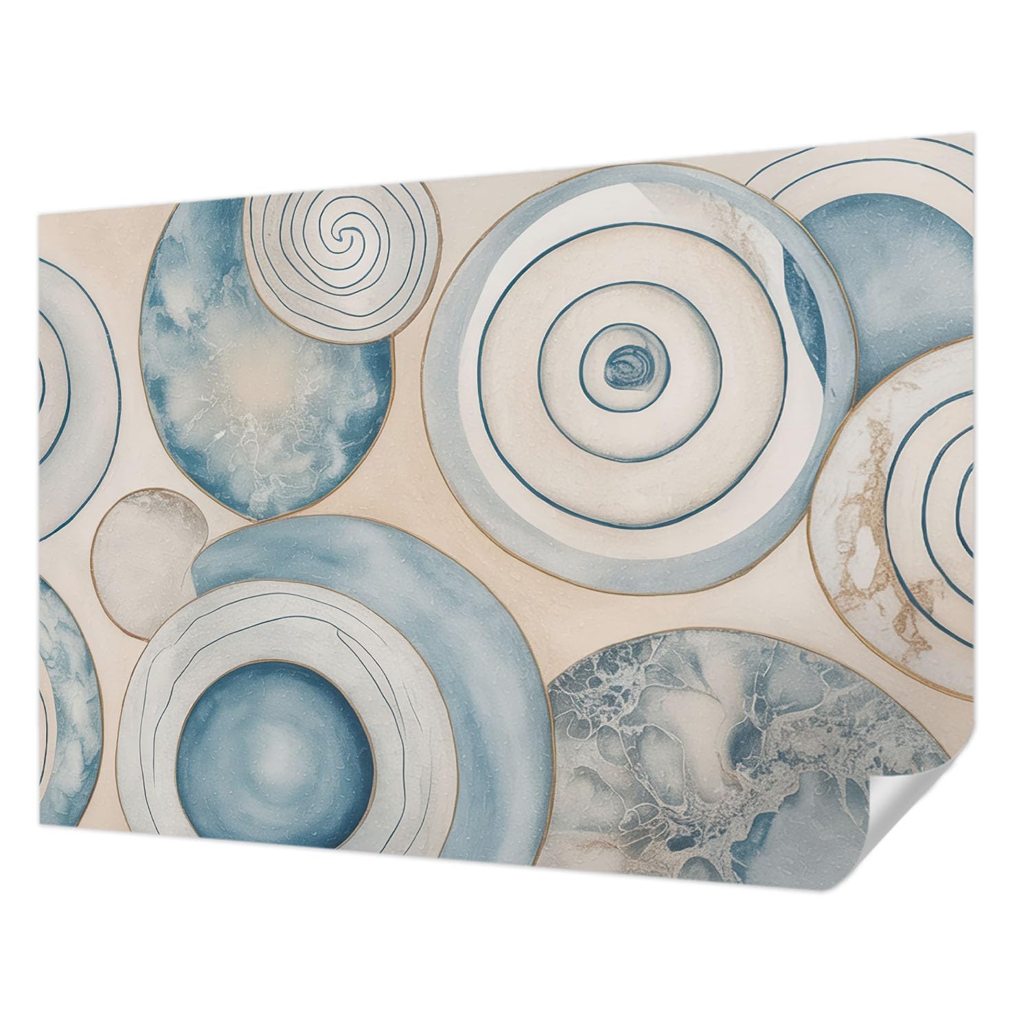 Papier Peint Haute Qualité Tulup 208x146 Tourbillons Spiraux