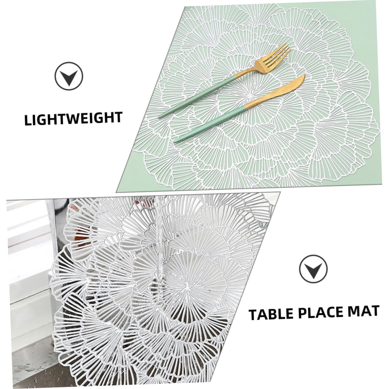 Alipis 12piezas Manteles Individuales Reutilizables Decorativos Aislantes para Cuencos Mesa De Comedor