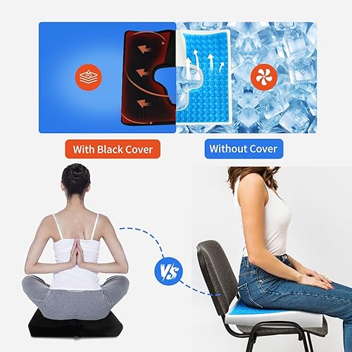 Miniatura 4 de Cojín para úlceras de cama para trasero, almohada de alivio de presión de fibra para respirar libremente, diseño de pendiente triangular