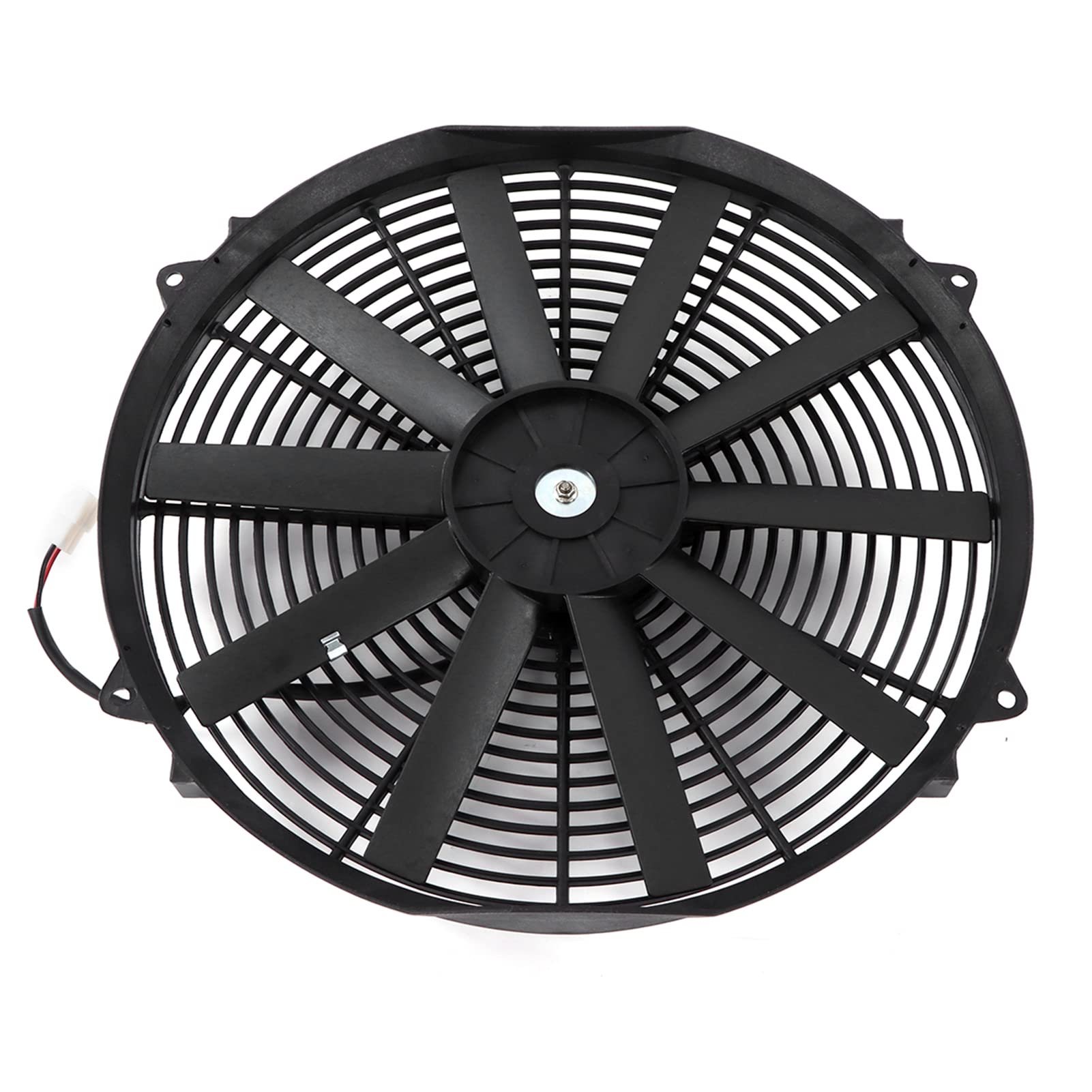 Ventola del Radiatore di Raffreddamento Elettrico Sottile Ventola di Raffreddamento per Radiatore Elettrico Push Pull Universale da 16 Pollici 24V 120W per Camion per Auto RV