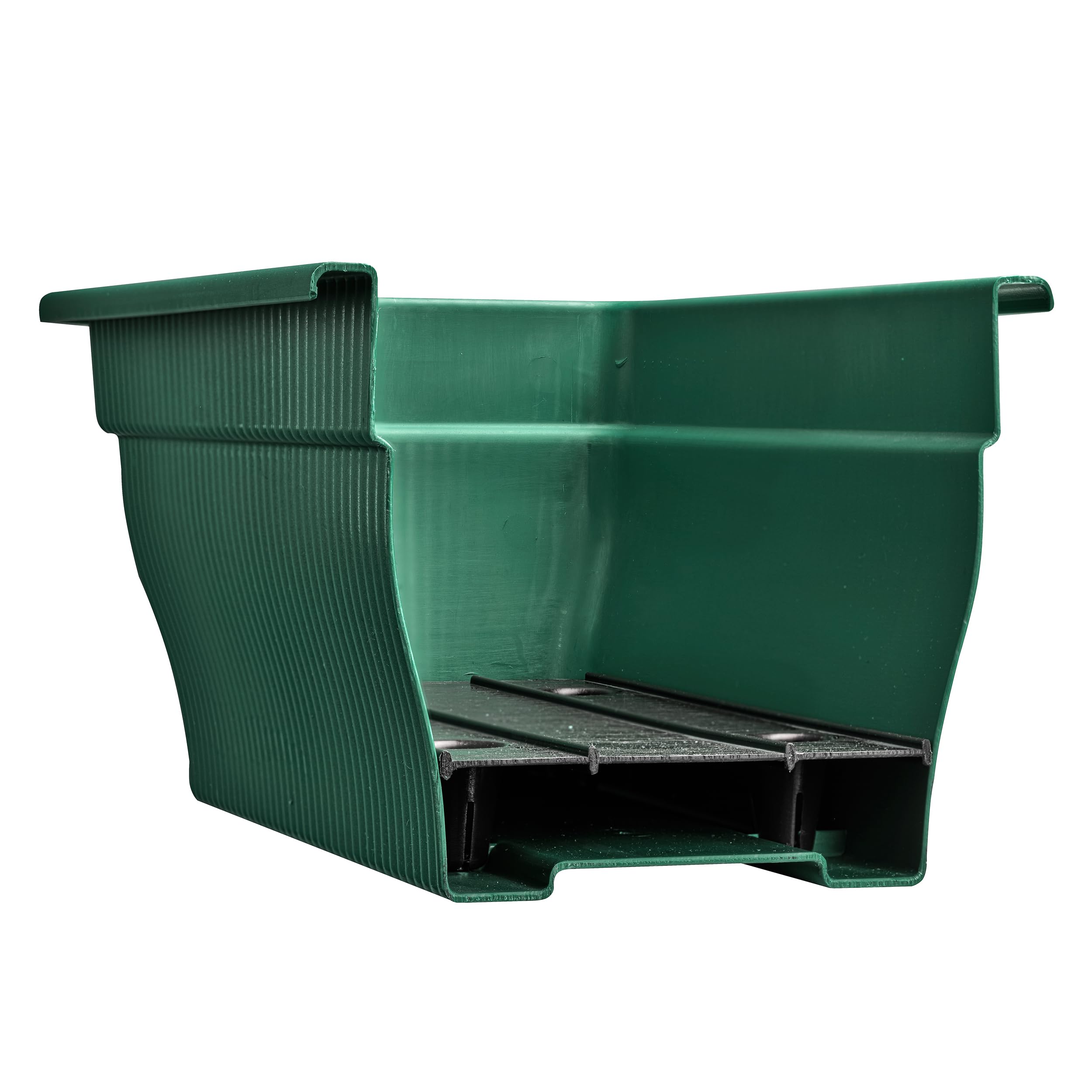 Balkonkasten 100 cm Wasserspeicher 25 L Pflanzkasten Grün 6er Set Balkon | BURI Pflanzeinsatz wetterfest aus Kunststoff für Blumenkasten, Balkon, Terrasse und langlebige Bepflanzung im Außenbereich