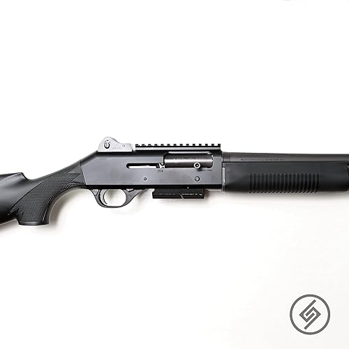 Miniatura 4 de Spartan Mounts Compatible con Benelli M1 y M4  Sistema de organización de almacenamiento de exhibición de escopeta de pared  Diseño único de perfil