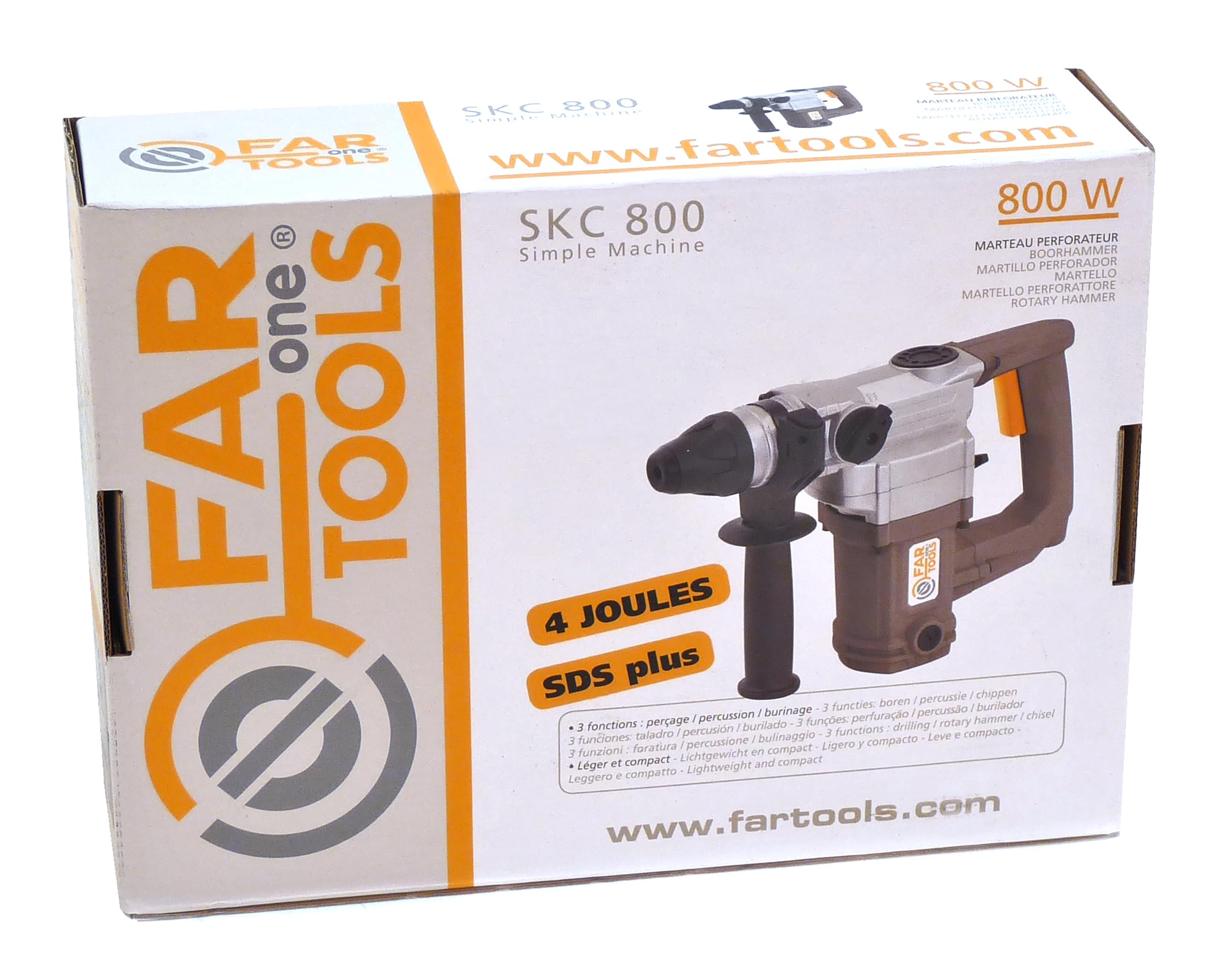 Fartools Marteau perforateur SDS 800W 4J