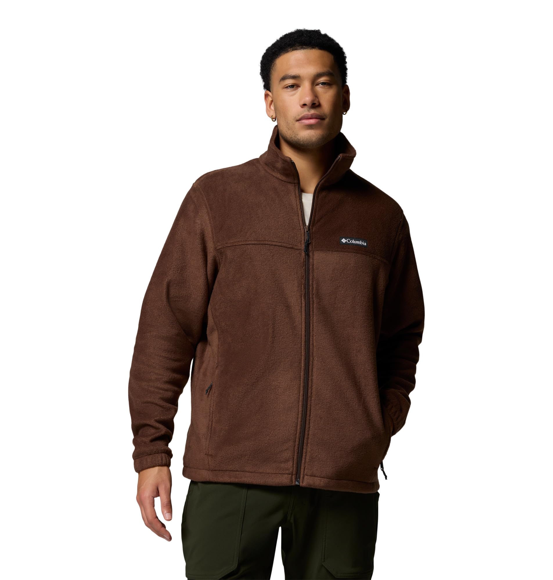 Columbia Men's Steens Mountain Full Zip 2.0, Full Zip Fleece Jacket, Tobacco, XL