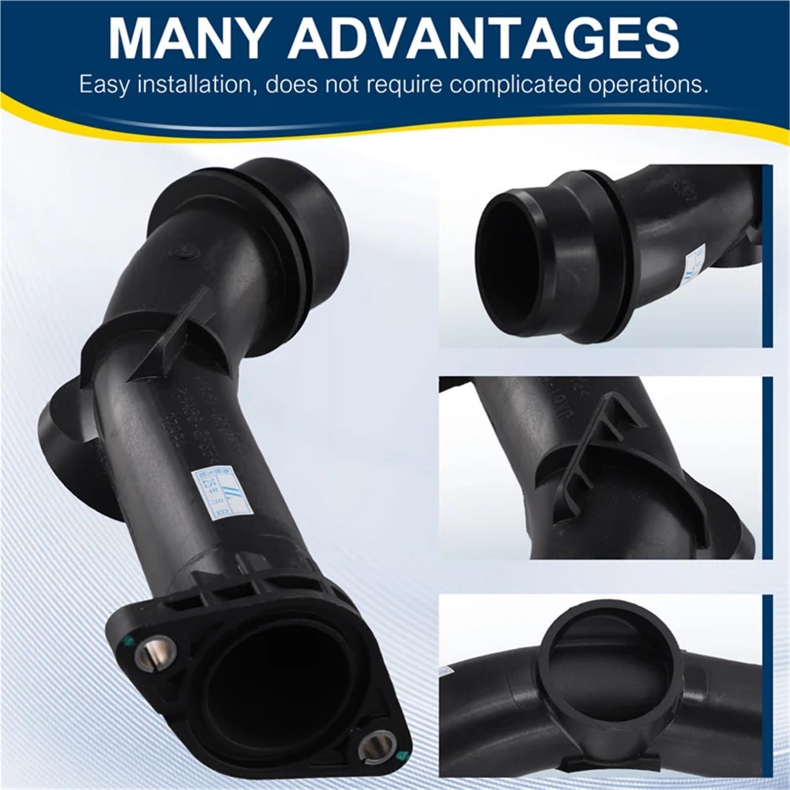Pression Convertisseur Valve Tuyau d'admission d'air pour turbocompresseur voiture, pour Focus 2019 – 2022 JX61-6F072EAA