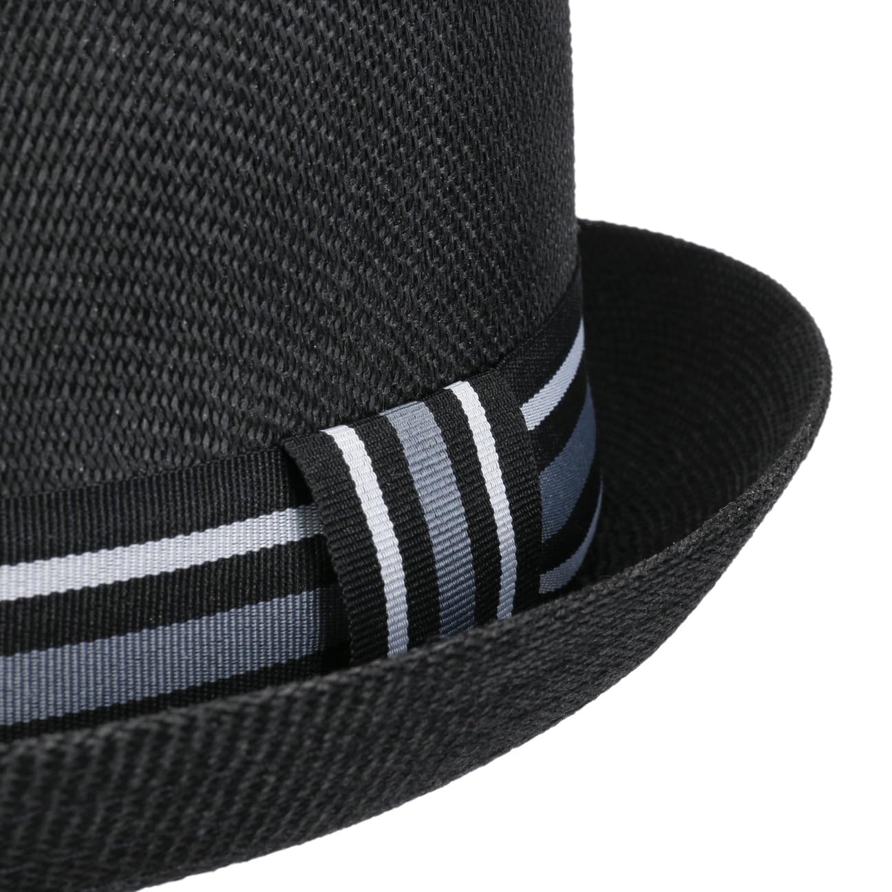 Lipodo Pork Pie Stoffhut Klassischer Look Sonnenhut mit Ripsband und Schleife Herren