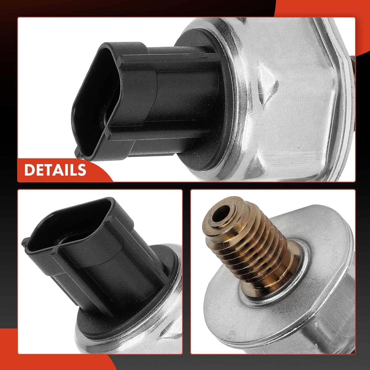 A-Premium Fuel Injection Pressure Sensor [3 Pins] Compatible with Subaru Forester 2014-2018 2.0L, WRX 2015-2019 2.0L