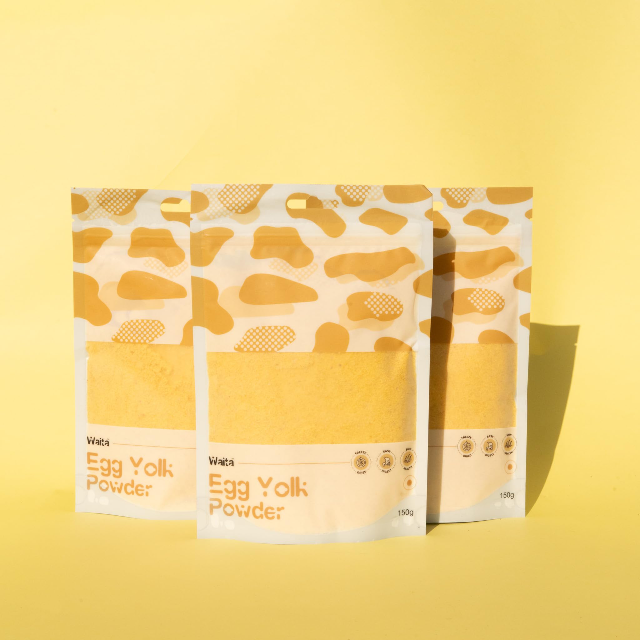 Freeze-Dried Egg Yolk Power Famliy Pack 150g*3Bag for Cat Treats Pets Dog Treats Natural Fresh Cat Food And Dog Food โ image 1