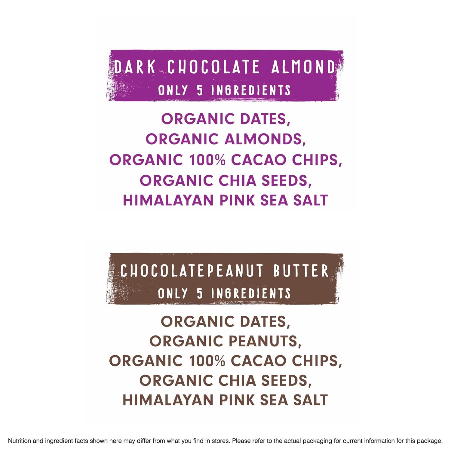JONESBAR Organic Plant Based Protein Bars | Chocolate Lovers Pack | Fruit & Nut Bar, Kosher, Gluten Free, Breakfast Bars, School Snacks, Vegan Snack & Healthy Snacks for Adults and Kids (Pack of 12)
