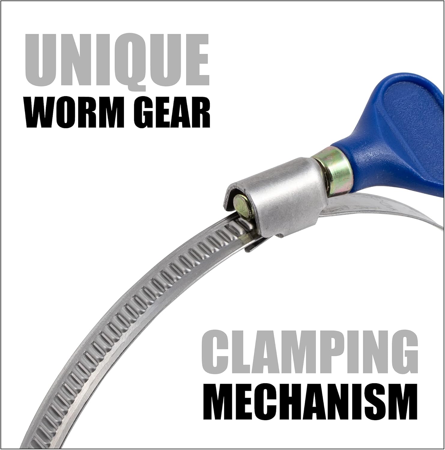 2-1/2 inch Diameter by 10 foot Long PVC Dust / Debris Collection Hose MADE IN THE USA with 2 each 2.5 inch Turnkey Stainless Steel Hose Clamps : Tools & Home Improvement