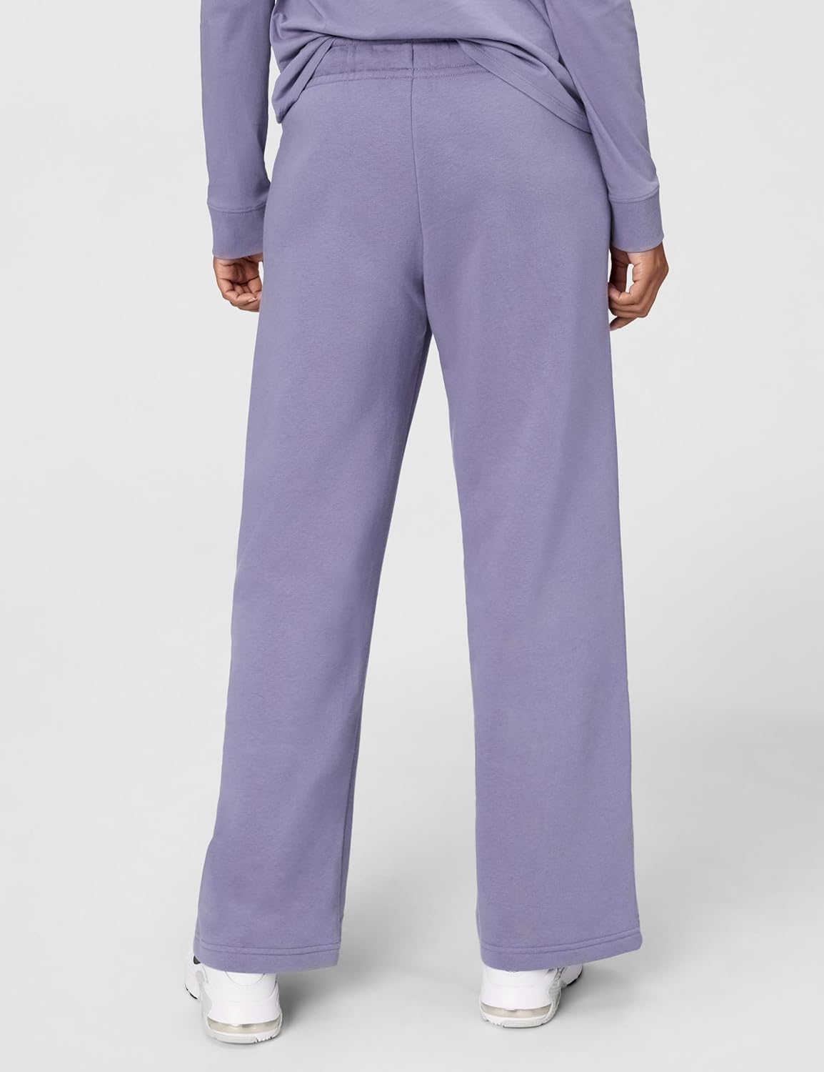 Nike Women's Sportswear Club Fleece Mid-Rise Wide-Leg Sweatpants - Image 4