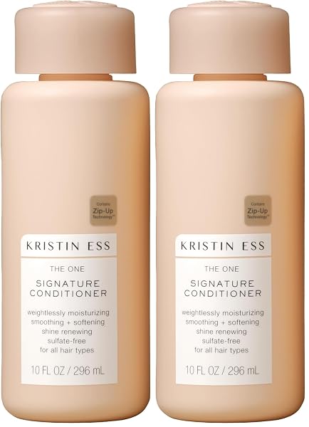 Kristin Ess Hair One Signature Conditioner for Dry Damaged Hair - Moisturizes, Smooths + Softens Hair, Sulfate Free, Col