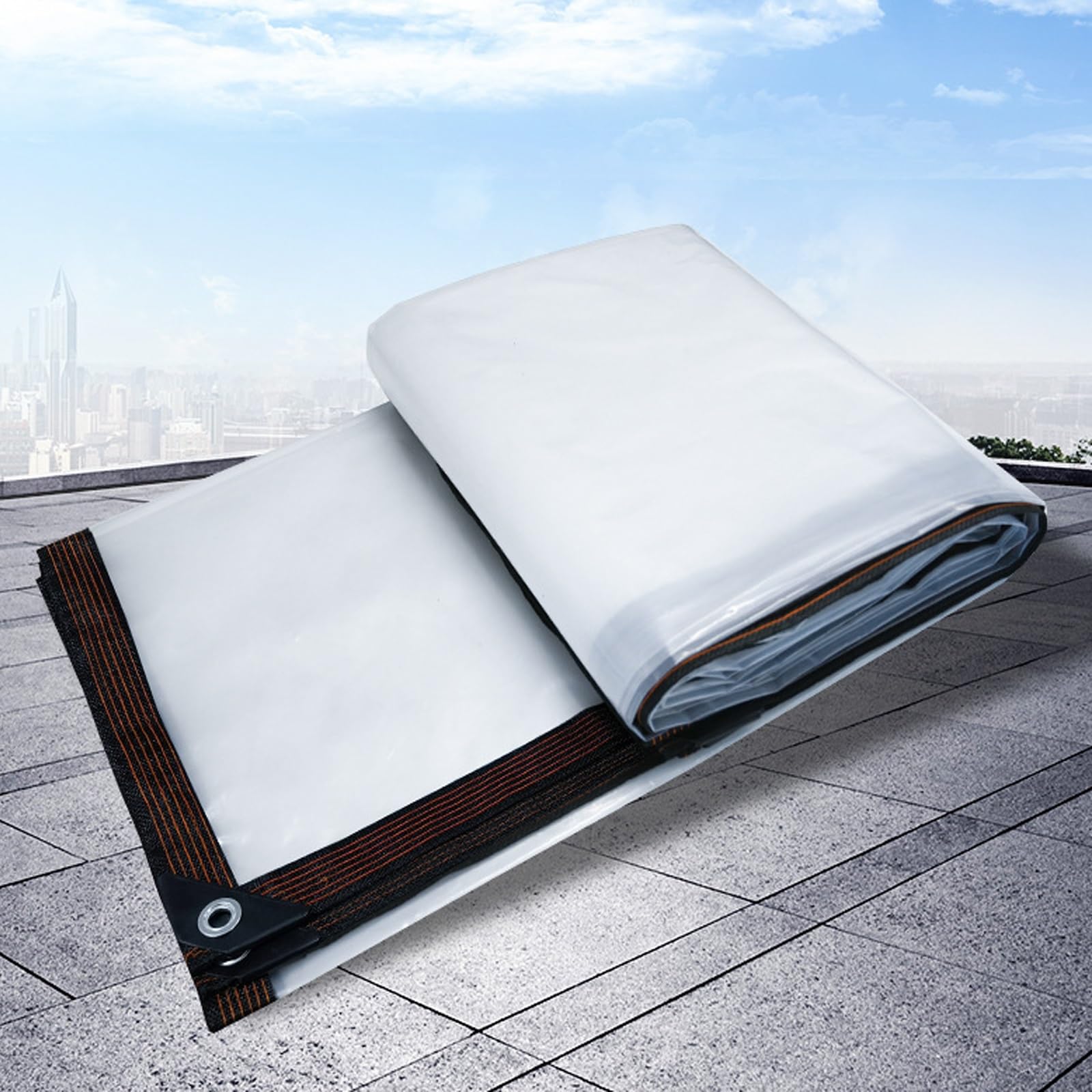 Lona impermeable exterior 1.5x3.8 para camping y aislamiento térmico de porche