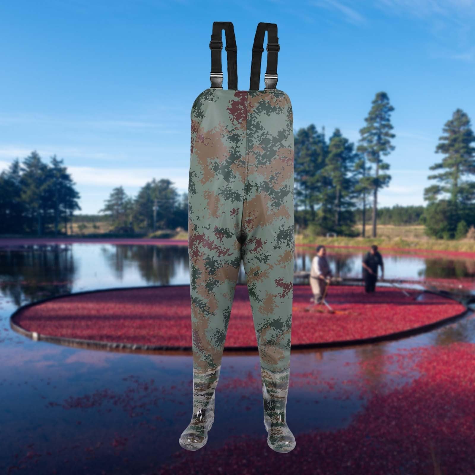 Trampolieri da pesca impermeabili per uomini e donne, trampolieri con stivali per mosca, pesca alla carpa, caccia, giardinaggio, tuta traspirante trampolieri, vestiti da pesca e impermeabili