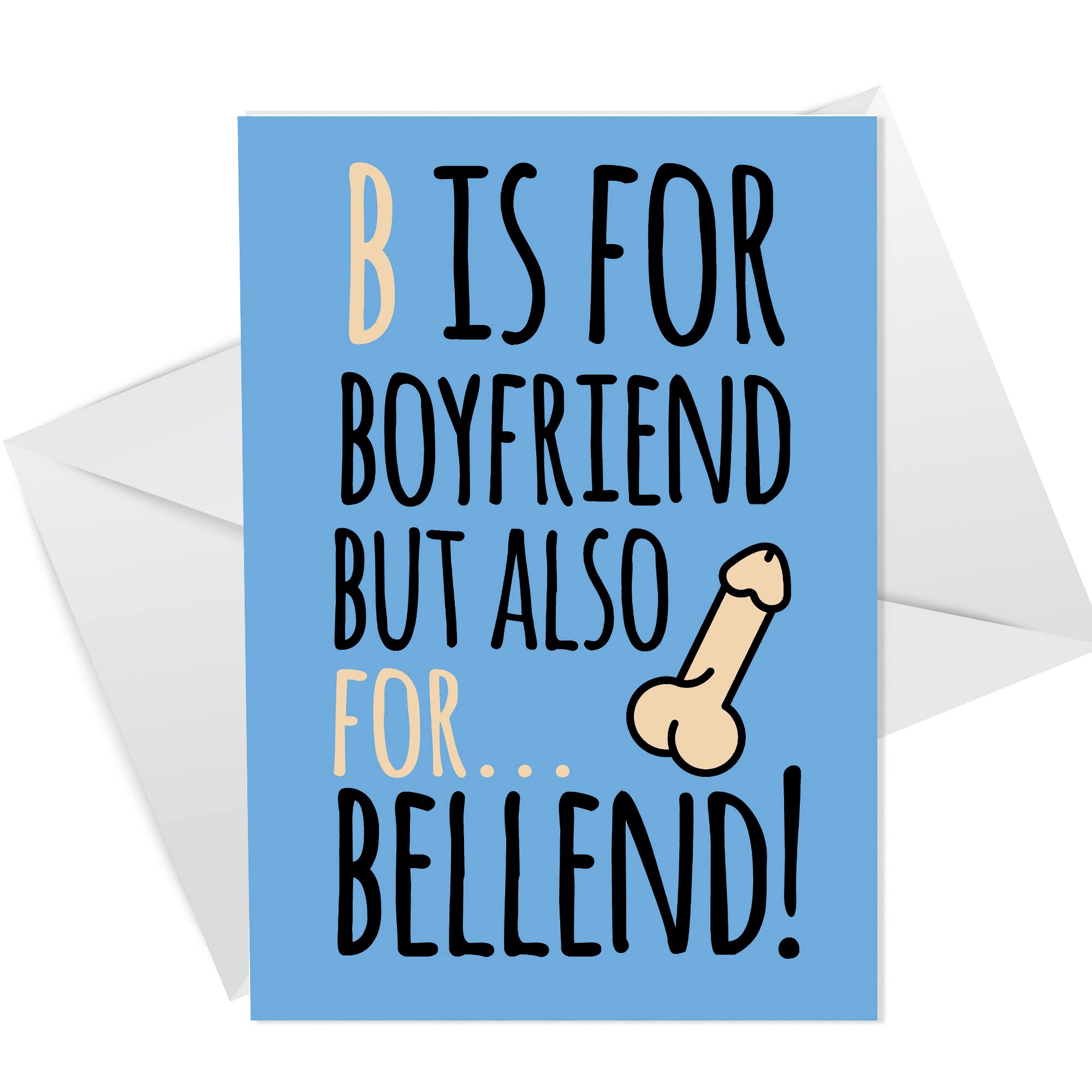 RED OCEAN Funny Boyfriend Card For Anniversary Birthday Christmas Card For Him Novelty Humourous Card For Men