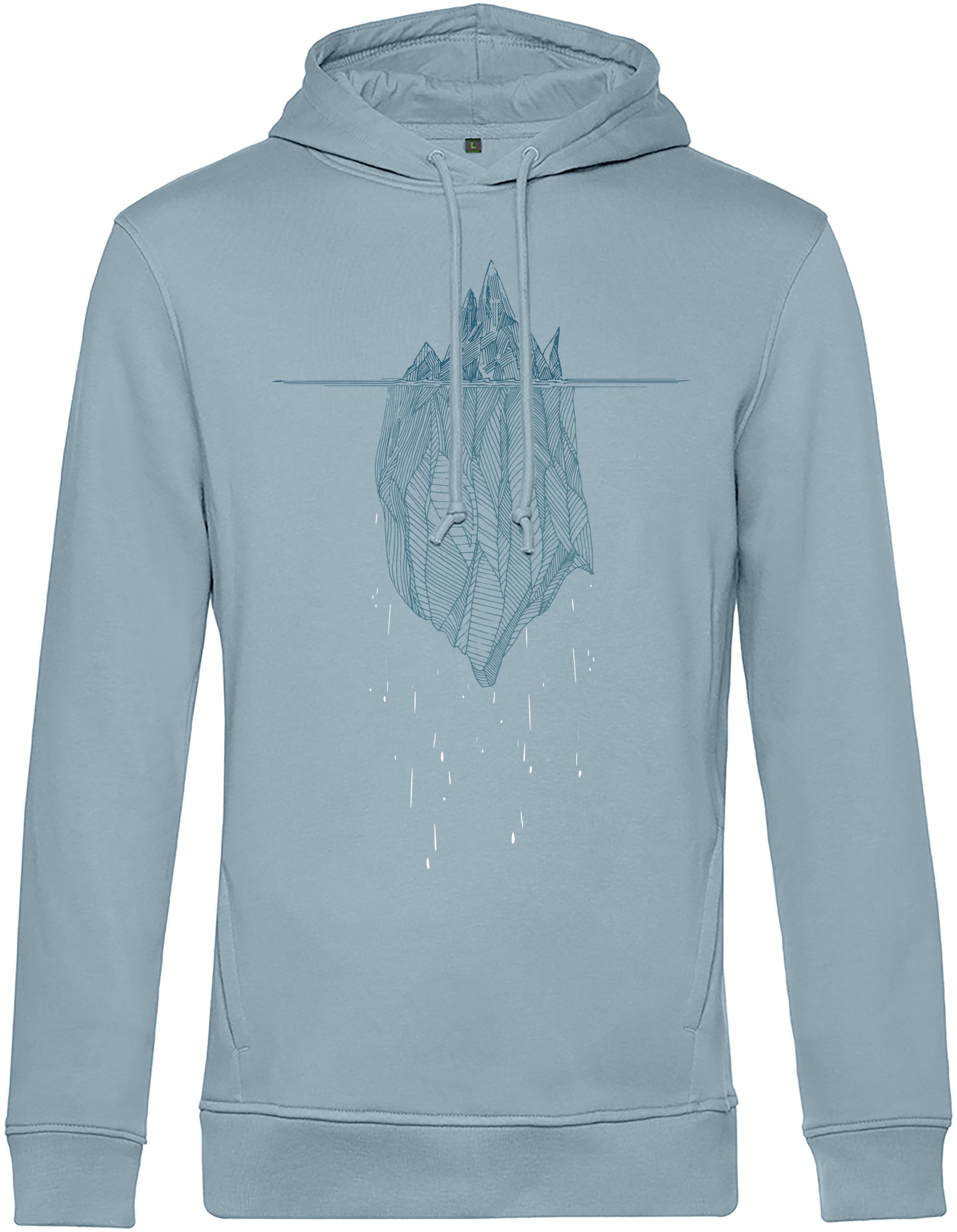 minifan Bio Berg Pullover: Berg-Gipfel - Outdoor Kapuzenpull