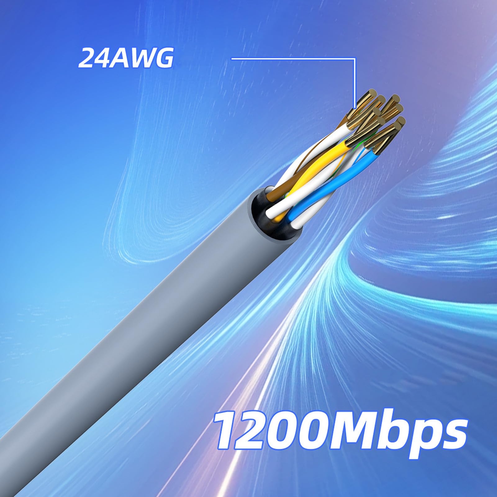 Bewinner Cavo Gen 3 30 Piedi, Prolunga Cavo, Cavo Sostitutivo Satellitare Impermeabile per Gen3 V3, Cavo Standard per Cavo Esterno Gen 3, 30