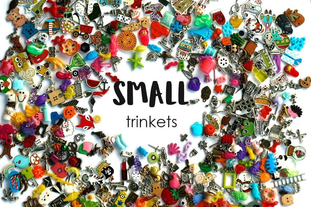 Small Mixed I Spy Trinkets for I Spy Bag/Bottle, DIY Projects, Crafts, Scrapbooking, 1-3cm, Set of 200 trinkets