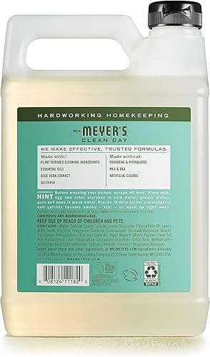 Miniatura 78 de Mrs. Meyer's Clean Day - Detergente líquido para platos, aroma a campanillas azules, fórmula biodegradable, paquete de 3 unidades, 16 fl oz