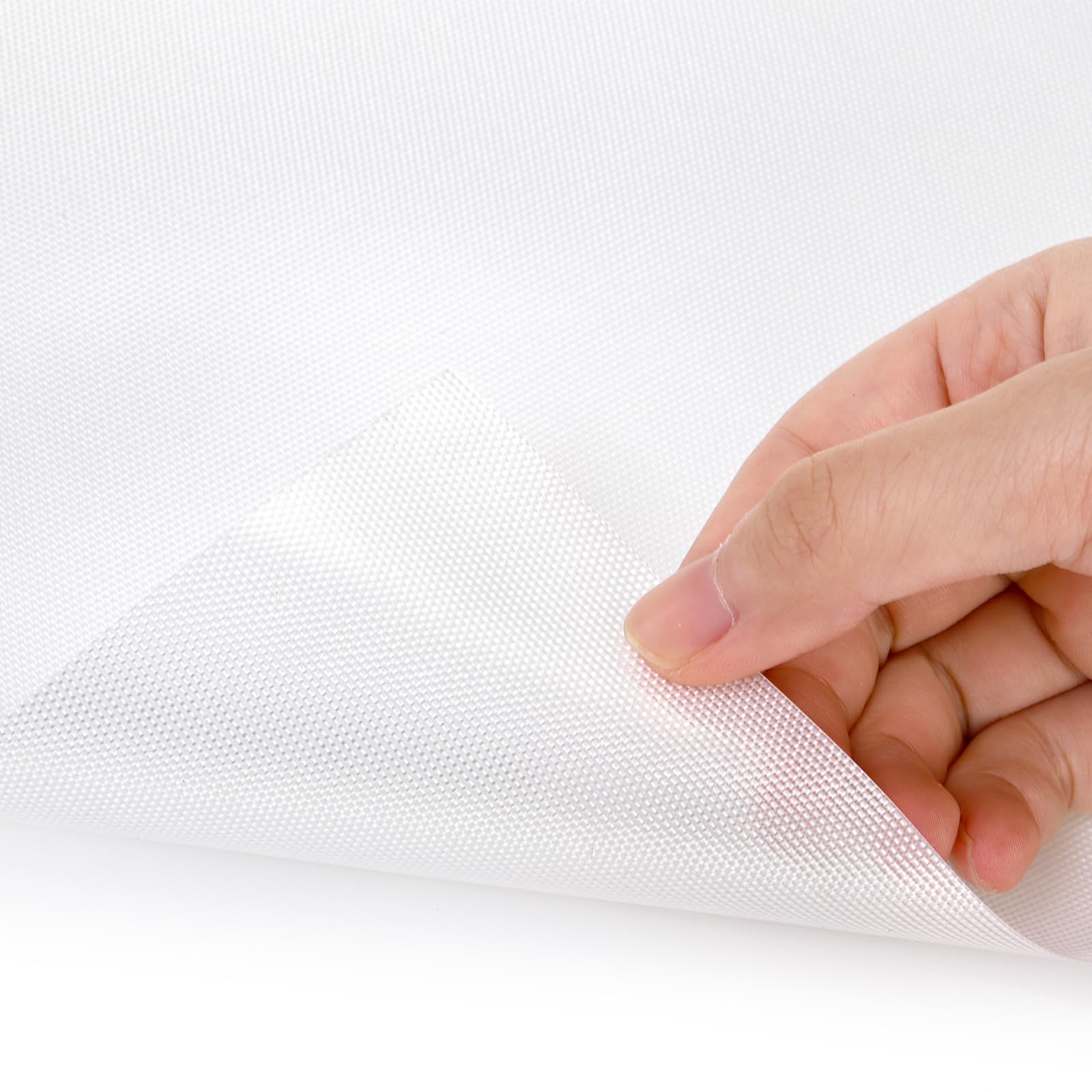 Covzoe Rollo de alfombrilla de silicona para hornear, 16 pulgadas x 10 pies, antiadherente, cortada a cualquier tamaño, hoja de silicona de grado alimenticio resistente al calor, forro de freidora de