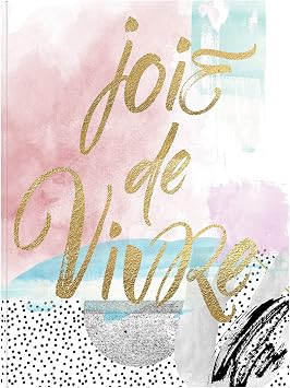 Fine Art Canvas Joire de Vivre Gold Canvas Wall Decor by Artist Nikki Chu for Living Room, Bedroom, Bathroom, Kitchen, Office, Bar, Dining & Guest Room - Ready to Hang - 24 in x 32 in