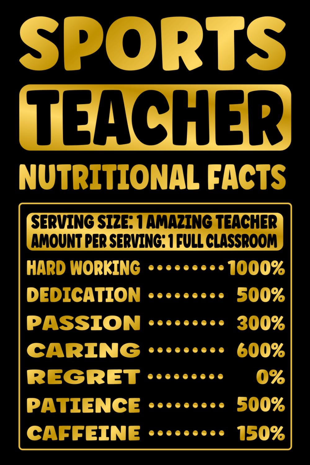 SPORTS TEACHER GIFTS: Novelty Lined Notebook - Funny Appreciation Present for Educators
