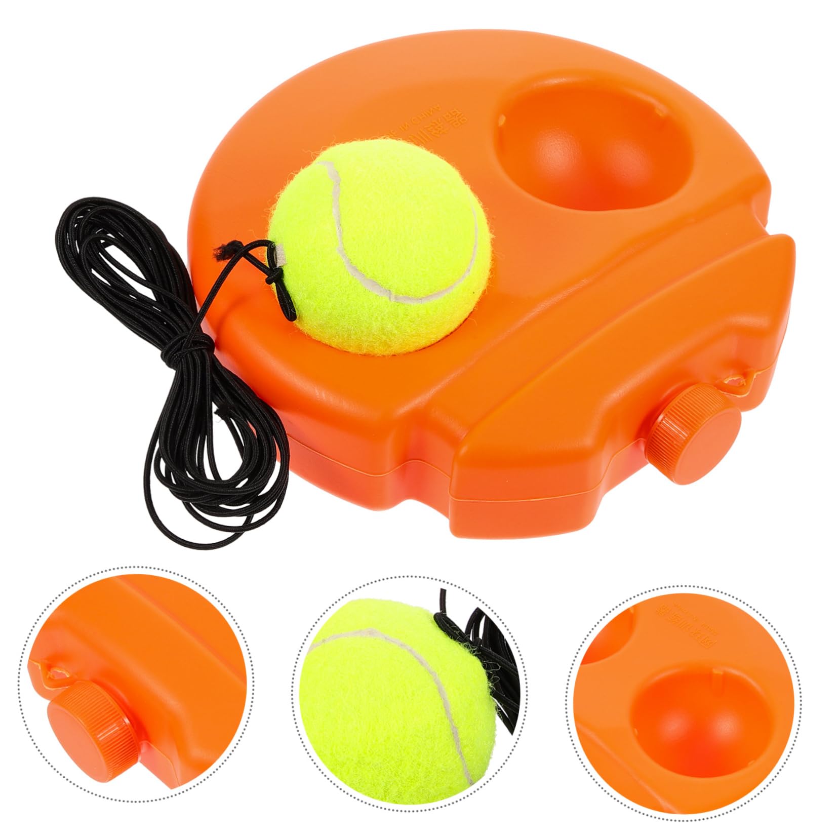 BESTonZON Tennis Trainingsset mit Rückprallball und Stabiler Basis für Anfänger und Fortgeschrittene Indoor und Outdoor Training Wiederverwendbar Sportgerät für Effektives Üben