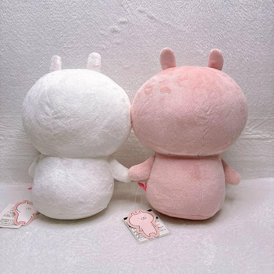 【うさまる】ぬいぐるみ うさまる ほっぺ赤Ver うさこ M 2点セット 完売品 うさまる】ぬいぐるみ うさまる ほっぺ赤Ver うさこ M 2点セット