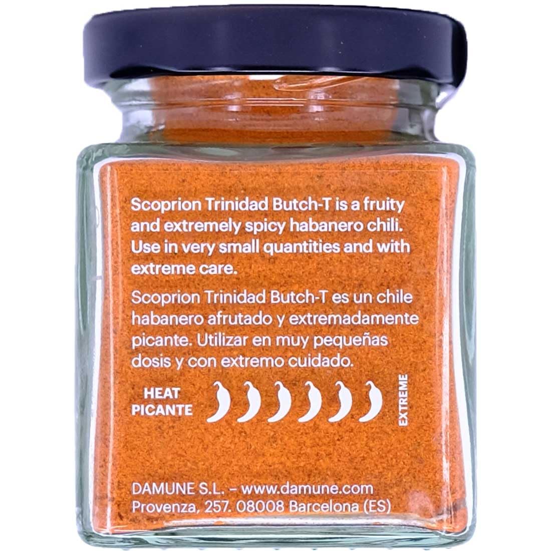 DAMUNE Habanero Scorpion Trinidad Butch T Polvere - 45g