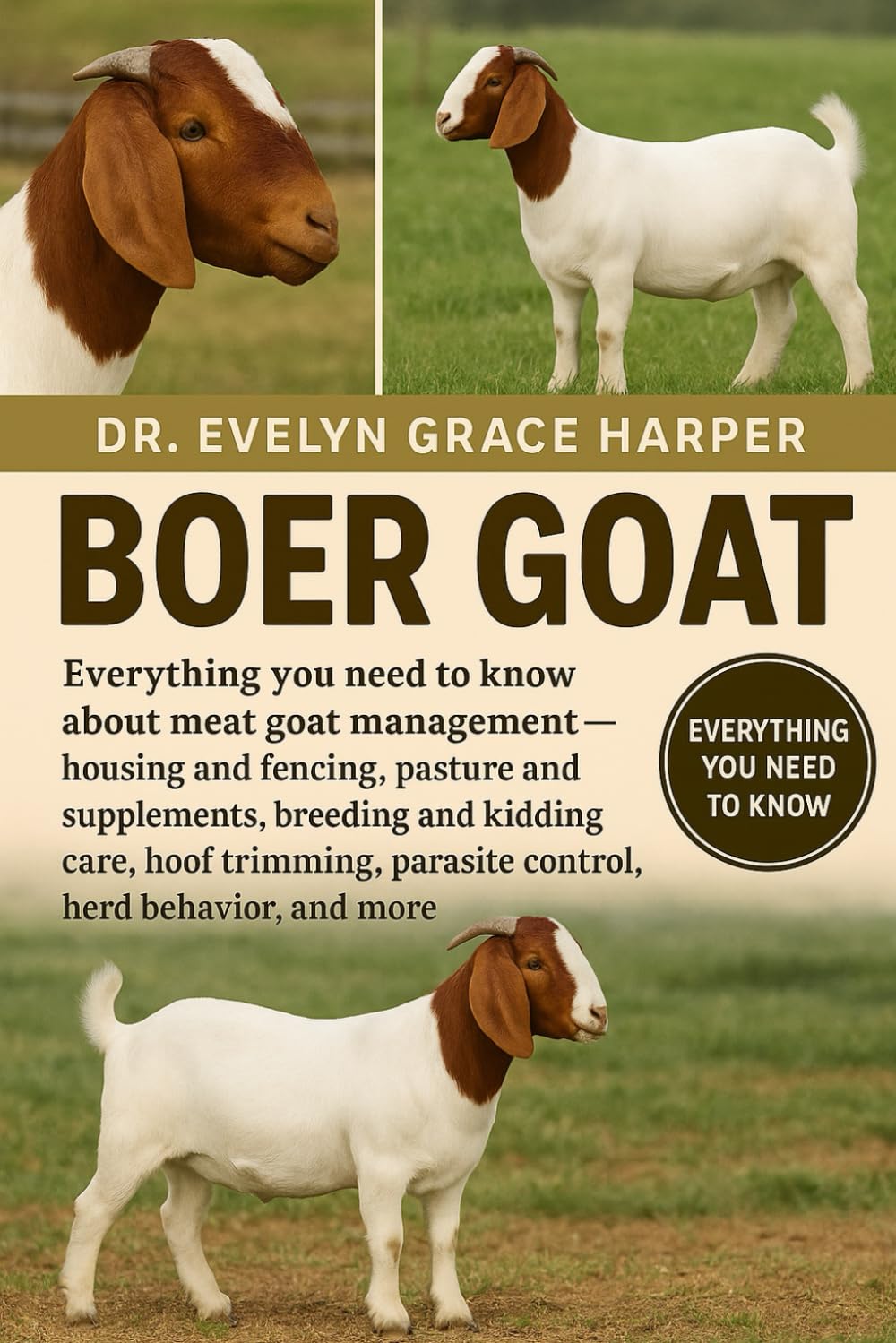 BOER GOAT: Everything You Need To Know Aboout Meat Goat Management — housing and fencing, pasture and supplements, breeding and kidding care, hoof