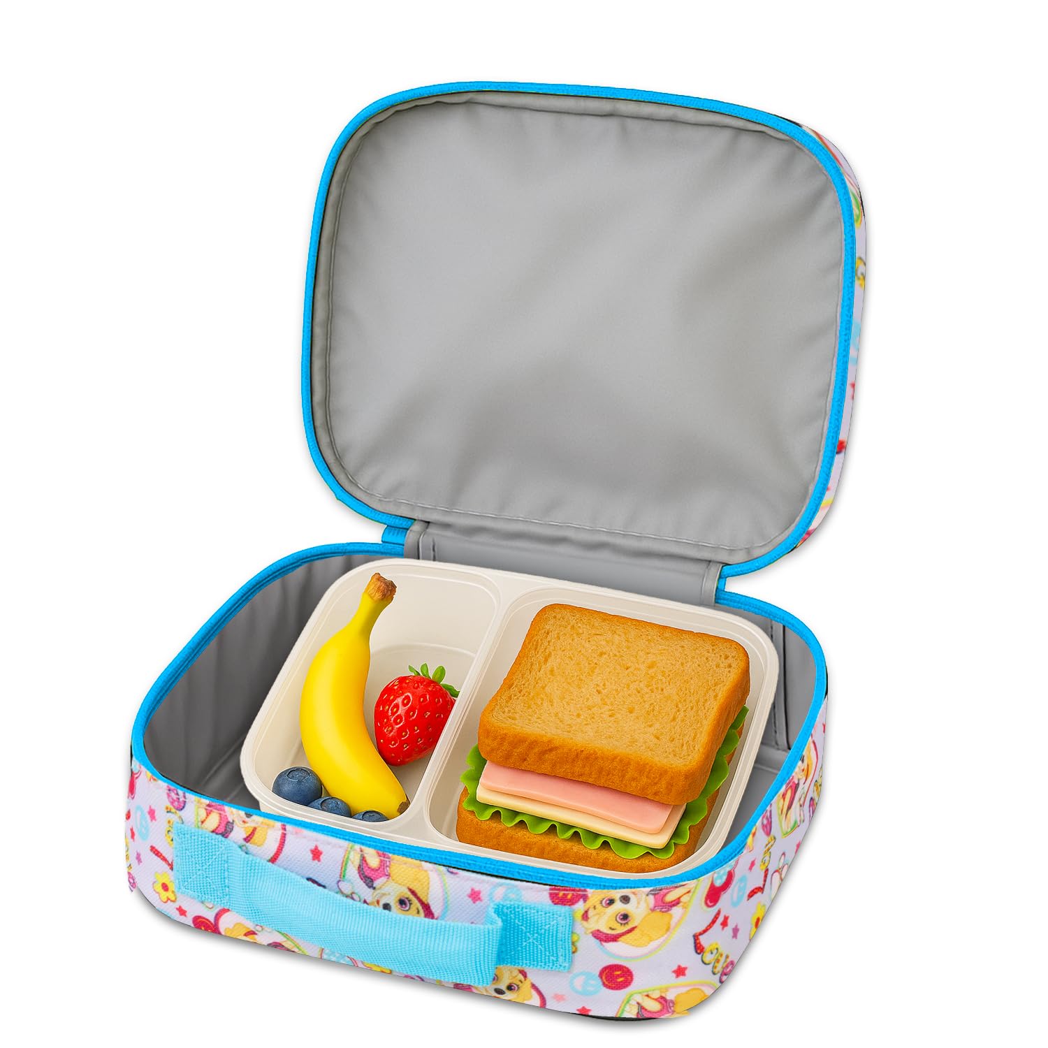 Paw Patrol Lunchbox für Mädchen – Paket mit Skye Lunchtasche plus wiederverwendbarer Wasserflasche, Aufklebern, mehr | Paw Patrol Lunchbox für Kinder, Mädchen