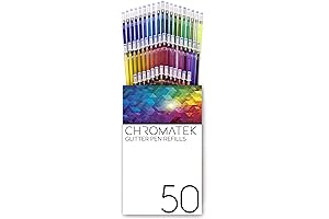 ChromaTEK Glitter Gel Pen Refills: Vibrant Hues, Unmatched Sparkle