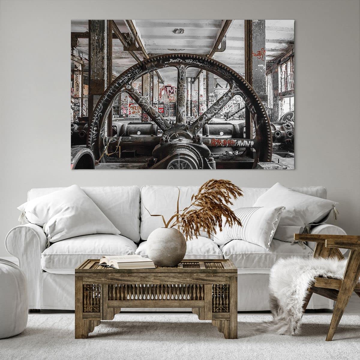 Deco Cadre Salon graffiti moderne Moderne Impression sur