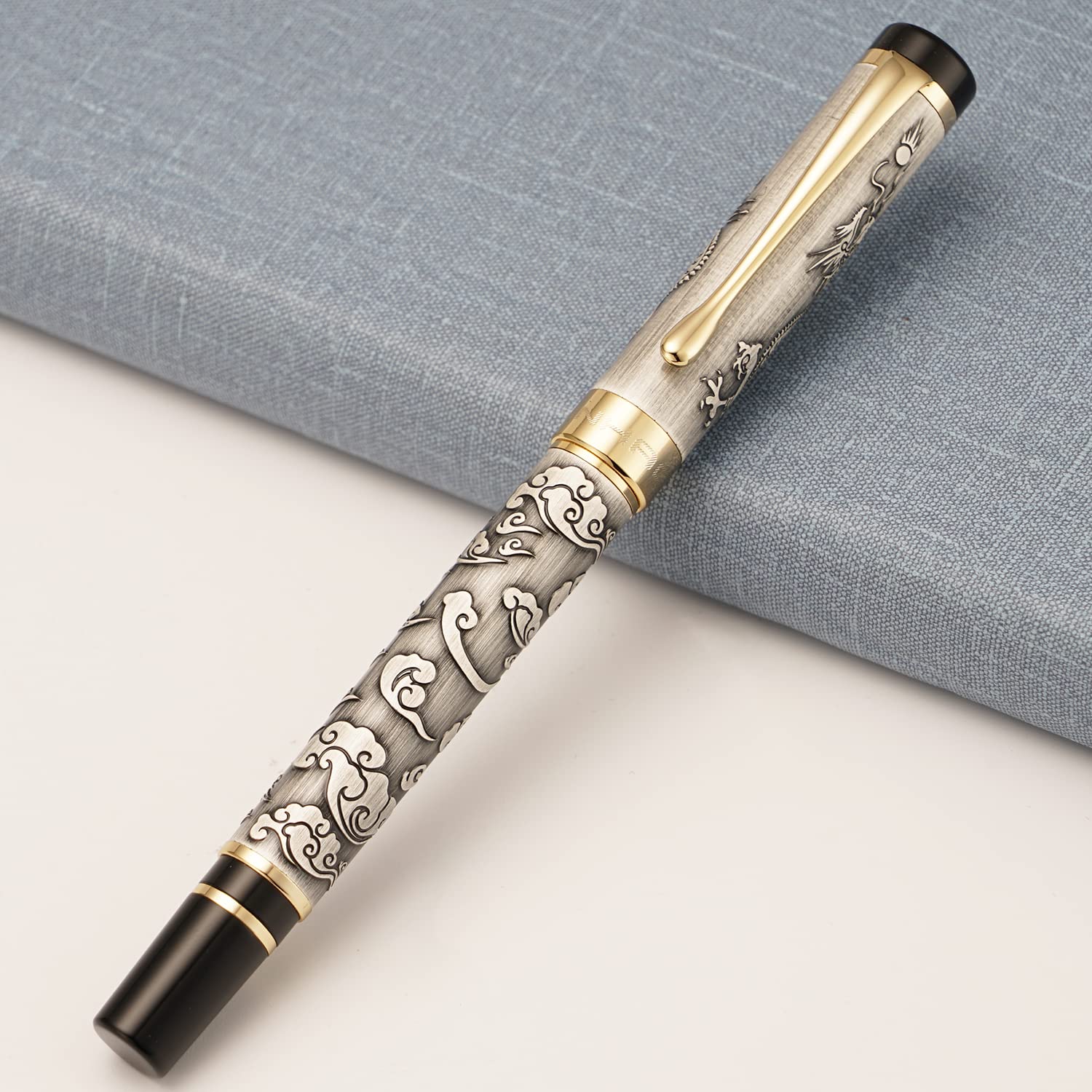 Amazon | Retro Jinhao 5000 メタルローラーボールペン、アドバンスド