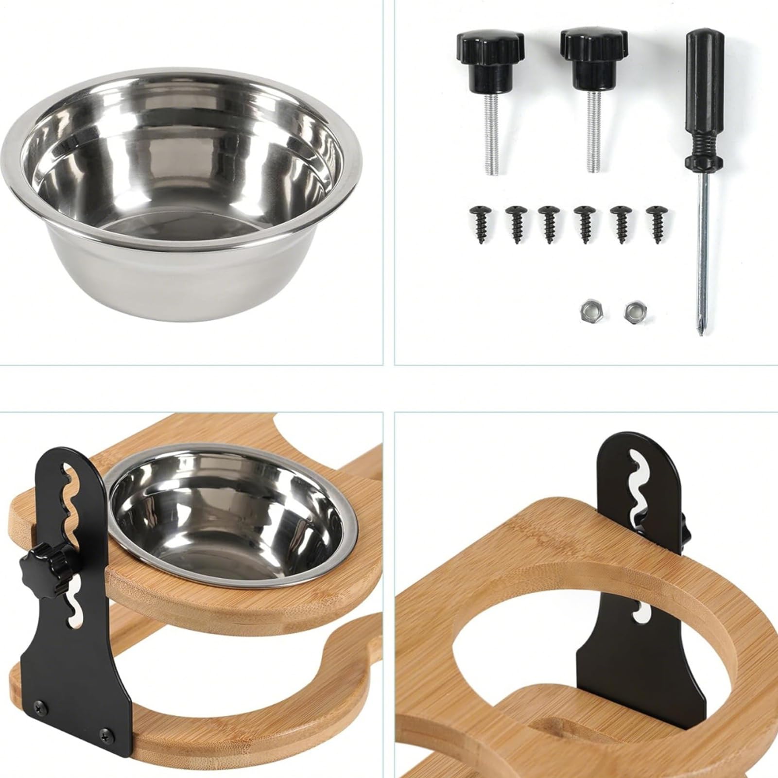 Gamelles Surélevées Chien Station Alimentation