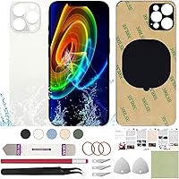 Vista 53 de Funda trasera de repuesto compatible con iPhone 11 de 6.1 pulgadas + herramientas profesionales (negro)