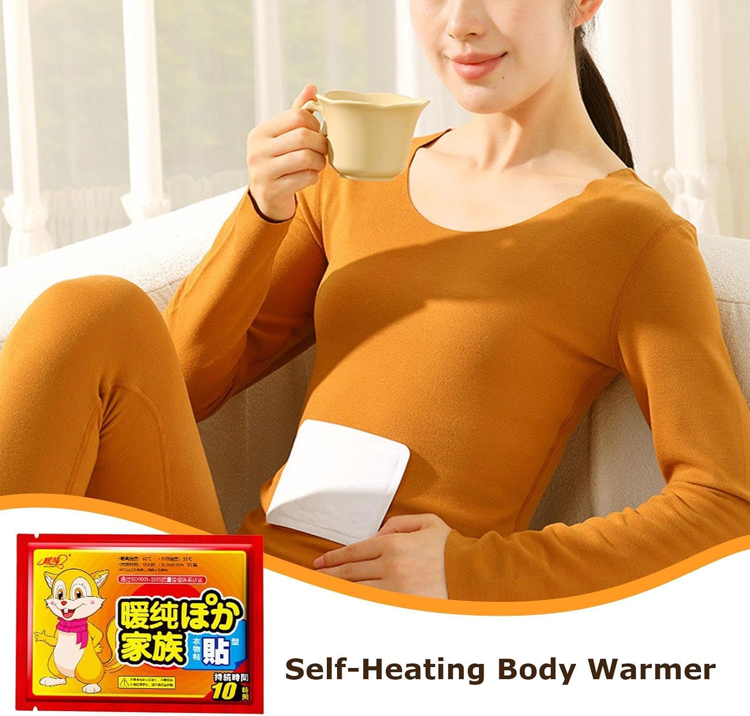 Adhesive Warming Patches | Heat Patches Body Warmers - Body Warmers for Cold Weather, Foot Warmer & Hand Odorless, Long Lasting, Natural for Outdoor Activities