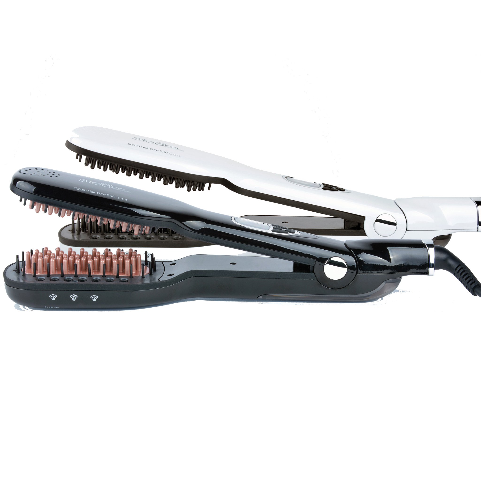 PERFECT BEAUTY Spazzola Ferro Steam Brush Black, Nero, Standard