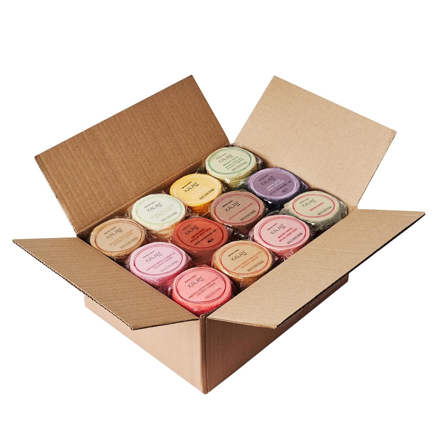 Kalan MNA Mix Amaranth Flour Wafer Thins, Vegan and Sugar-free, Pack of 36